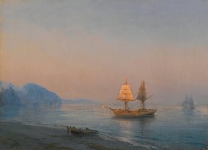 Morning In Yalta Oil painting by Ivan Konstantinovich Aivazovsky