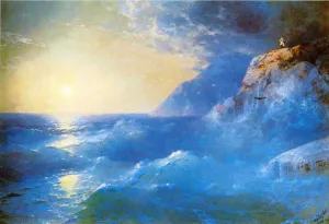 Napoleon On Island of St. Helen by Ivan Konstantinovich Aivazovsky Oil Painting