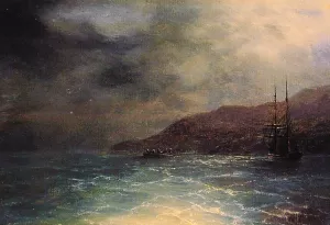 Nocturnal Voyage by Ivan Konstantinovich Aivazovsky Oil Painting