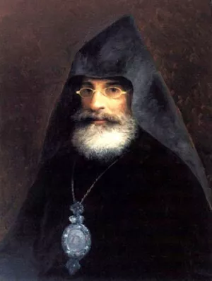 Portrait of Gabriel Aivazian, the Artist's brother by Ivan Konstantinovich Aivazovsky Oil Painting