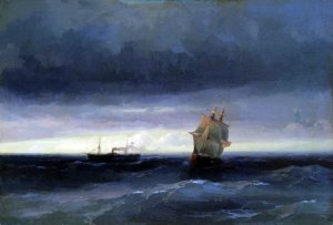 Sea Oil painting by Ivan Konstantinovich Aivazovsky