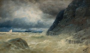 Sea by Ivan Konstantinovich Aivazovsky Oil Painting
