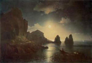 Sea View by Ivan Konstantinovich Aivazovsky Oil Painting