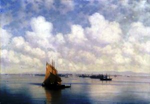 Seascape II by Ivan Konstantinovich Aivazovsky Oil Painting