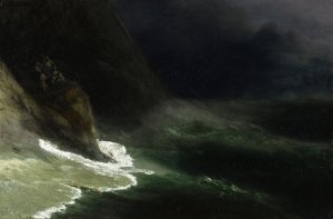 Seascape by Ivan Konstantinovich Aivazovsky Oil Painting