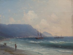 Seascape Oil painting by Ivan Konstantinovich Aivazovsky