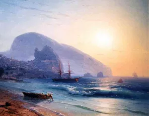 Seascape by Ivan Konstantinovich Aivazovsky Oil Painting