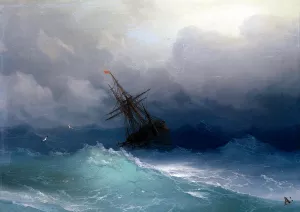 Ship on Stormy Seas