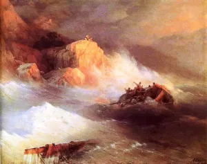 Shipwreck by Ivan Konstantinovich Aivazovsky Oil Painting