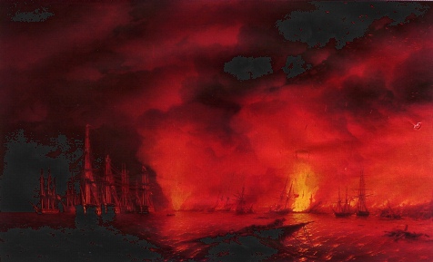 Sinop by Ivan Konstantinovich Aivazovsky - Hand-Painted Oil Painting Reproduction