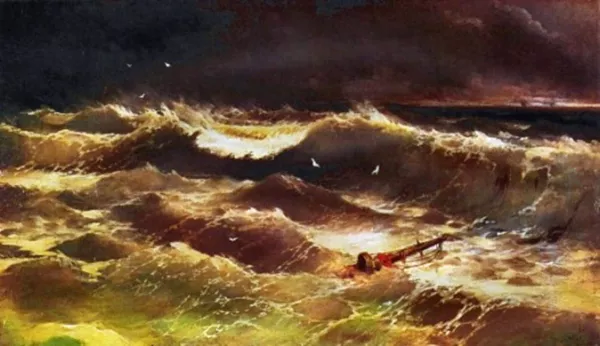 Storm by Ivan Konstantinovich Aivazovsky Oil Painting Reproduction For ...