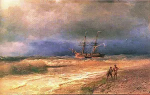 Surf Oil painting by Ivan Konstantinovich Aivazovsky
