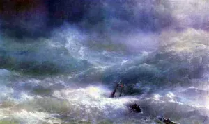 The Billow by Ivan Konstantinovich Aivazovsky - Oil Painting Reproduction