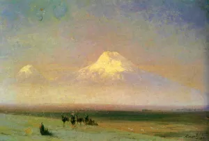 The Mountain Ararat by Ivan Konstantinovich Aivazovsky Oil Painting