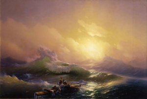 The Ninth Wave by Ivan Konstantinovich Aivazovsky Oil Painting