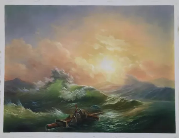The Ninth Wave Oil Painting Reproduction