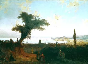 The Old Feodosia II by Ivan Konstantinovich Aivazovsky Oil Painting