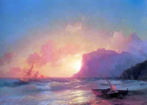 The Sea. Koktebel by Ivan Konstantinovich Aivazovsky Oil Painting