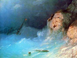 The Shipwreck 2 Oil painting by Ivan Konstantinovich Aivazovsky