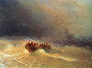 The Shipwreck 5 by Ivan Konstantinovich Aivazovsky Oil Painting