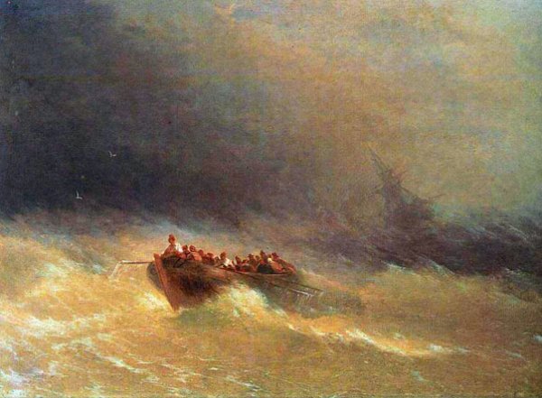 Main Product Photo of The Shipwreck 5 Painting by Ivan Konstantinovich Aivazovsky