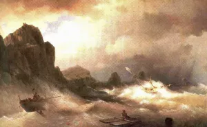 The Shipwreck 6 by Ivan Konstantinovich Aivazovsky Oil Painting