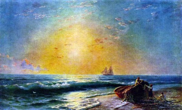 Main Product Photo of The Sunrise Painting by Ivan Konstantinovich Aivazovsky