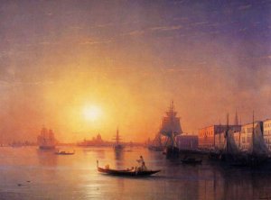 Venice 2 by Ivan Konstantinovich Aivazovsky Oil Painting