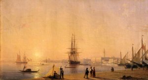 Venice 2 by Ivan Konstantinovich Aivazovsky Oil Painting
