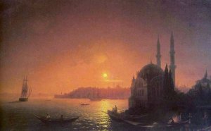 View of Constantinople by Moonlight