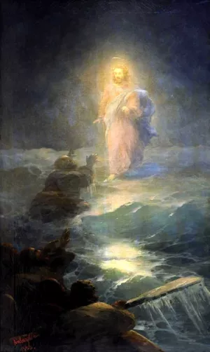Walking on the Water by Ivan Konstantinovich Aivazovsky Oil Painting