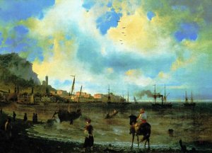 Yalta by Ivan Konstantinovich Aivazovsky Oil Painting
