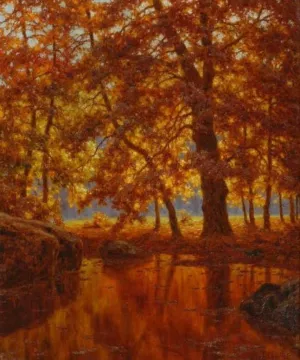 Automne by Ivan Fedorovich Choultse Oil Painting