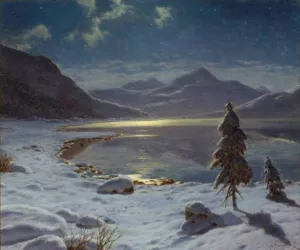 In the Grasp of Winter by Ivan Fedorovich Choultse Oil Painting