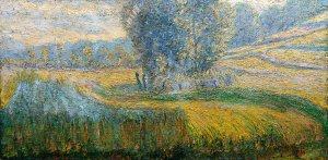 Das Feld von Raholin by Ivan Grohar Oil Painting