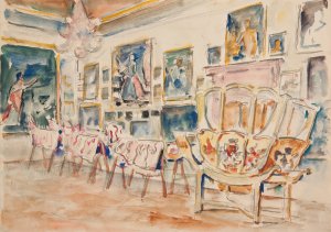 Pokoj zolty w Palacu w Podhorcach by Ivan Ivanec Oil Painting