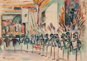 Sala Stolowa w Palacu w Podhorcach by Ivan Ivanec Oil Painting