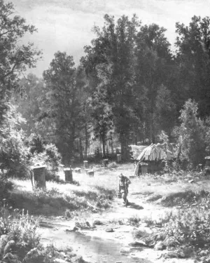 Bee-Garden in a Forest painting by Ivan Ivanovich Shishkin