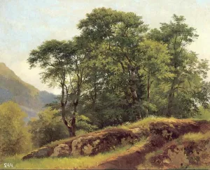 Beech Forest in Switzerland by Ivan Ivanovich Shishkin Oil Painting