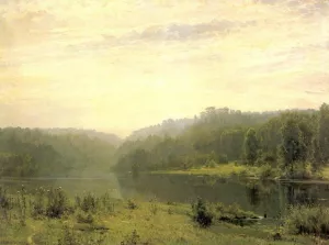 Foggy Morning by Ivan Ivanovich Shishkin - Oil Painting Reproduction