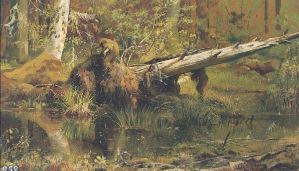 Main Product Photo of Forest Etude Painting by Ivan Ivanovich Shishkin