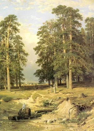 Holy Spring Near Elabuga by Ivan Ivanovich Shishkin Oil Painting