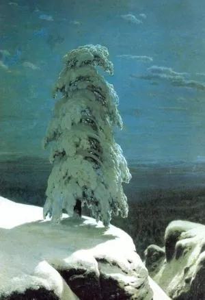 In the North Wild by Ivan Ivanovich Shishkin Oil Painting