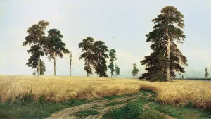 Rye by Ivan Ivanovich Shishkin - Oil Painting Reproduction