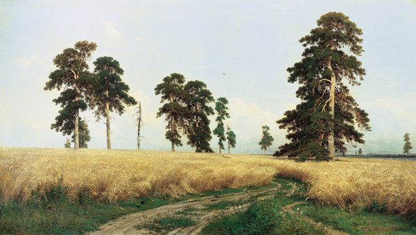 Main Product Photo of Rye Painting by Ivan Ivanovich Shishkin