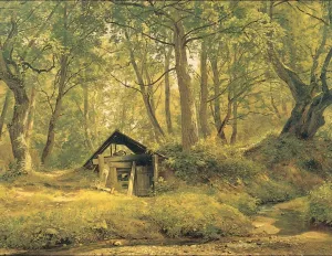 Sunny Day, Merykul by Ivan Ivanovich Shishkin Oil Painting
