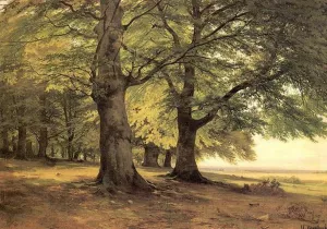Tevtoburgsky Forest by Ivan Ivanovich Shishkin Oil Painting