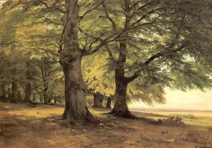 Tevtoburgsky Forest Oil painting by Ivan Ivanovich Shishkin