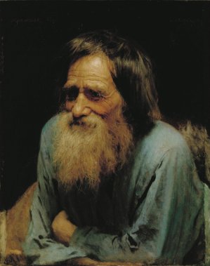 Mina Moiseyev by Ivan Kramskoi Oil Painting