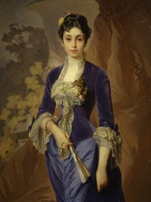 Portrait Of Princess Maria G. Rayevskaya by Ivan Makarov Oil Painting